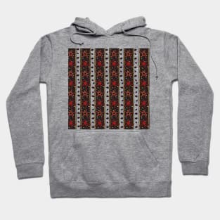 Colorful star pattern, red star pattern Hoodie